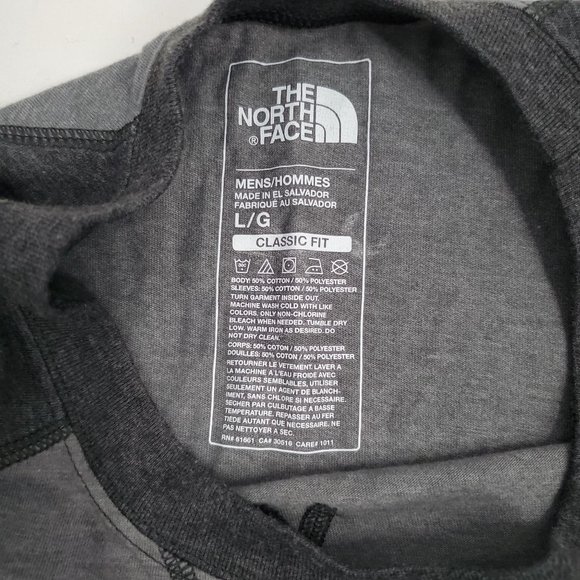 The North Face Classic Fit Never Stop Exploring 3/4 Sleeve Baseball Tee Size L/G - Picture 6 of 11